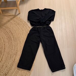 Skims Black Women's Sweatpants Set